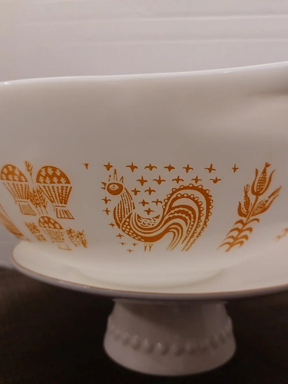 Vintage Pyrex Amish Pumpkin Orange Bowl #444